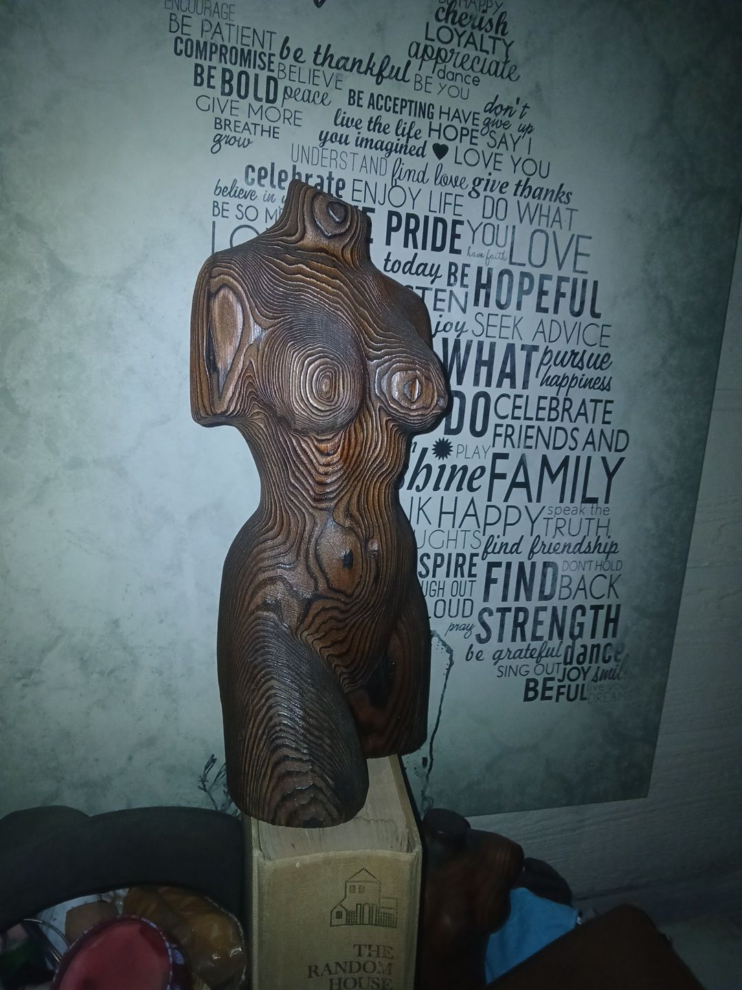 Wood statue