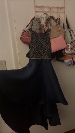 Navy blue dress worn just once