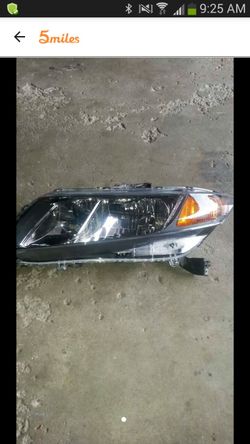 2012 honda civic left side headlight