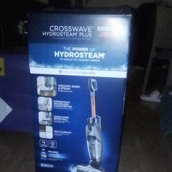 Brand New Bissell Cross wave Hydro steam Plus Vacuum 