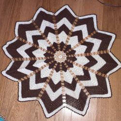 28” Vintage Crochet Handmade Star