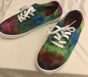 Rainbow Tie Dye Women's Shoes Sz 7