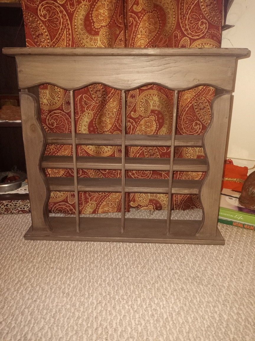 Heavy Wood Display Shelf