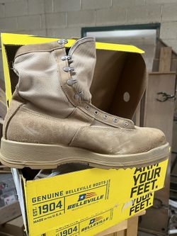 Military Boots 15.5W To 6 Sizes