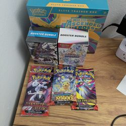 Pokemon ETBs, Booster Bundles, Packs