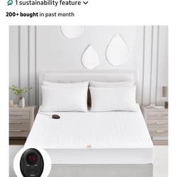 Twin heated white cover