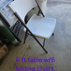 Table With 6 Chairs