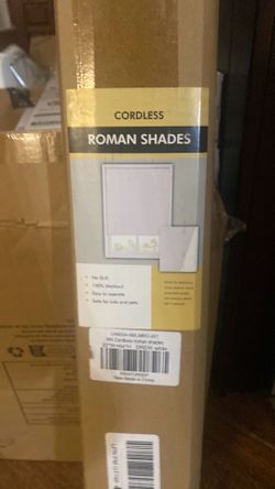 Roman shade blinds