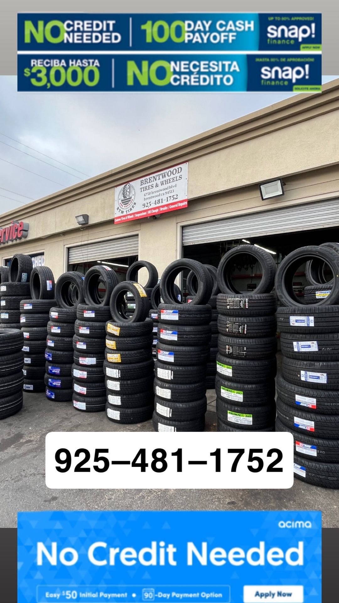 TIRES CLEAN UP SALE BRAND NEW WITH INSTALLATION