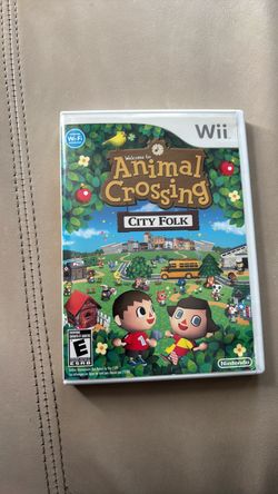 WII-Animal Crossing city folk game