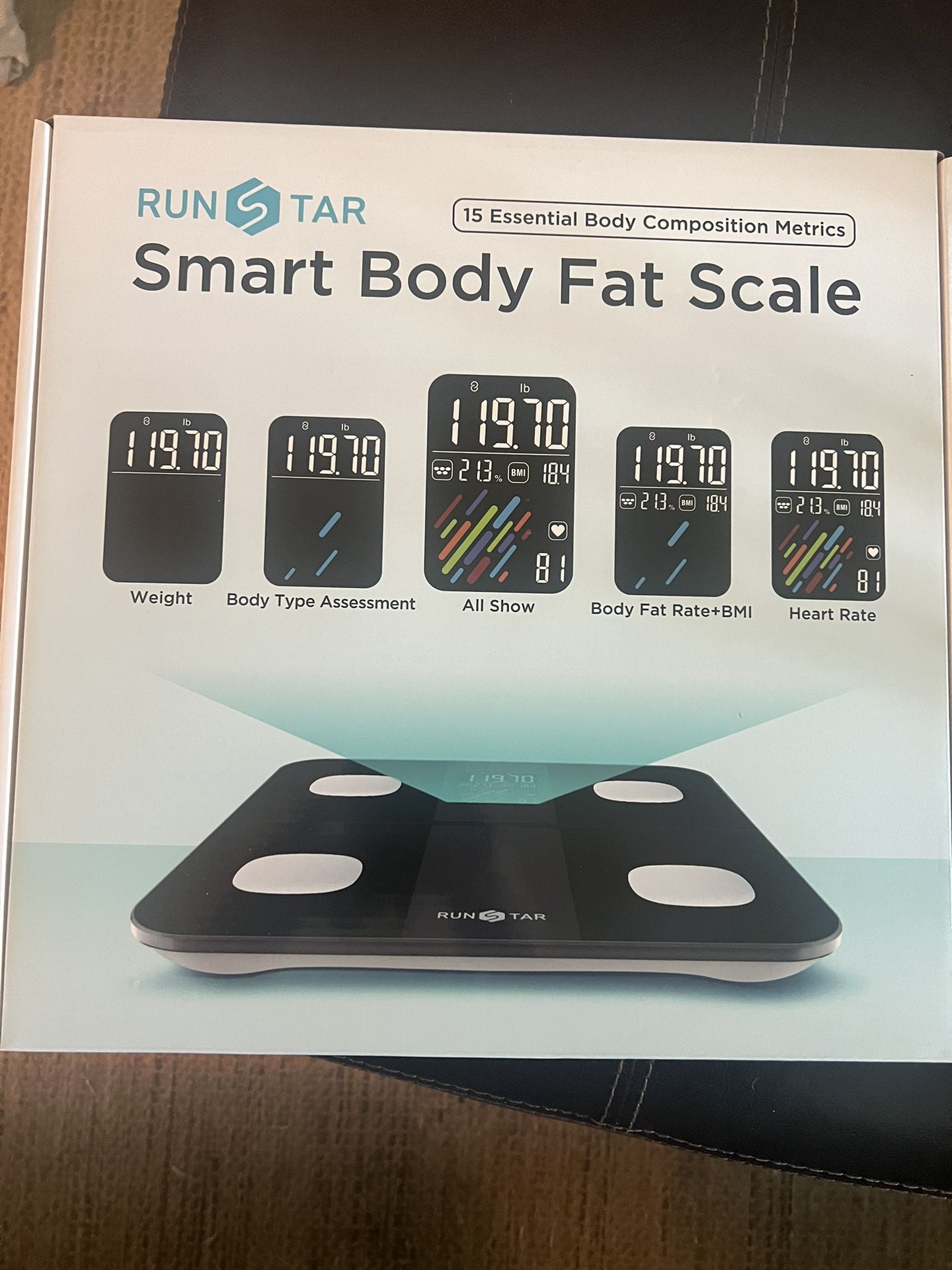 Smart Body Scale- Run Star Brand New