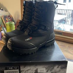 Ski-doo Tec+ Waterproof Snowmobile Boots Size 10
