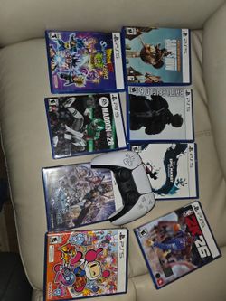 Ps5 games bundle plus controller