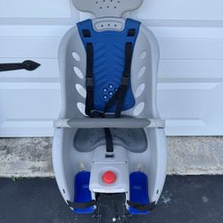Schwinn Deluxe  Bike Child Carrier, Rear Mounted Bike Seat Compatible with Most Adult Bike, Seats One Child, Ages 1 Year and Up, Max. Weight 40 lbs., 