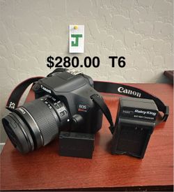 Canon T6  $280.00 this camera is close to new