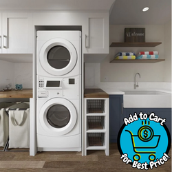 Whirlpool 27" Vended Laundry Center w/ Washer and Electric Dryer - Card Reader Ready