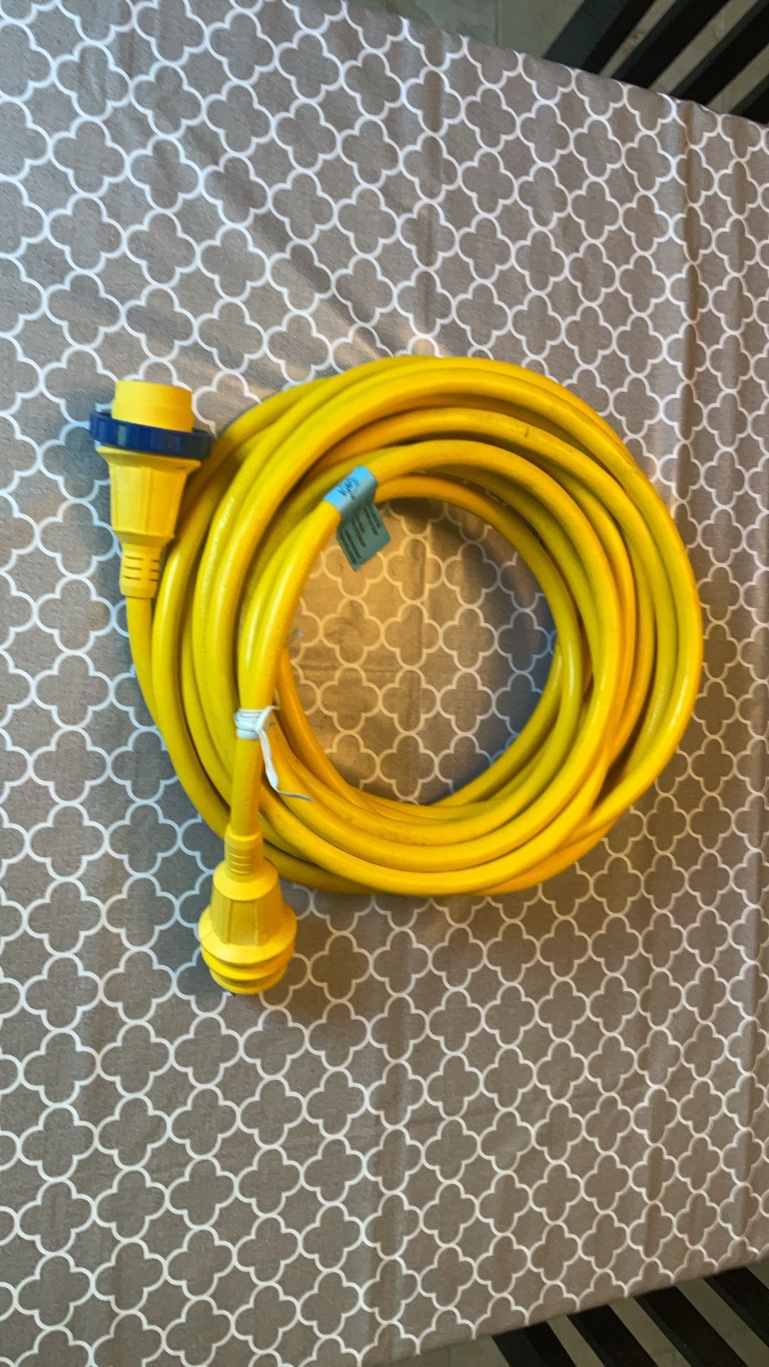 Marine & RV Cords 125v 30 amp Marine Shore Power Boat Extension Cord, 50 ft