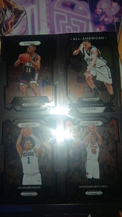College Stars Ray Allen, Allen Iverson, Jalen Brunson,and Donovan Mitchell