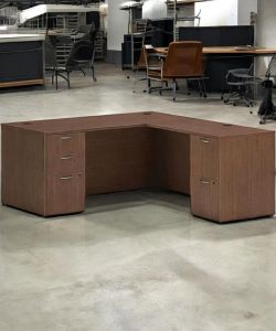 HON MOD 60"W x 72"D L-Shaped Desk – $600