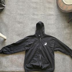Yin Yang black hoodie