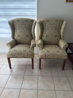 2 Ethan Allen Accent Chairs