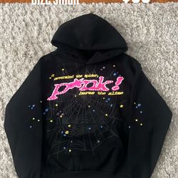 P*nk spider hoodie