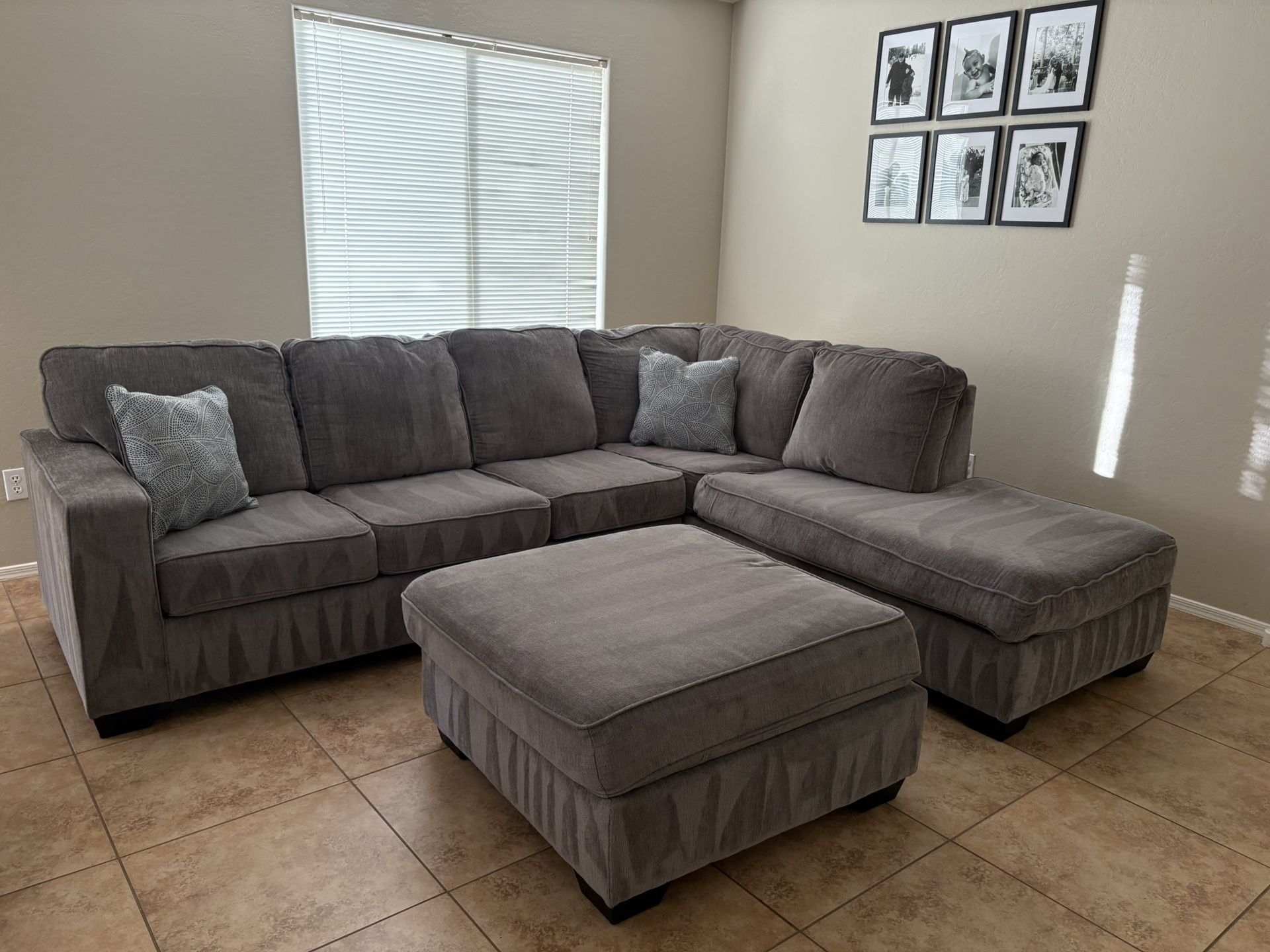 Altari 2-Piece Sectional with Ottoman.