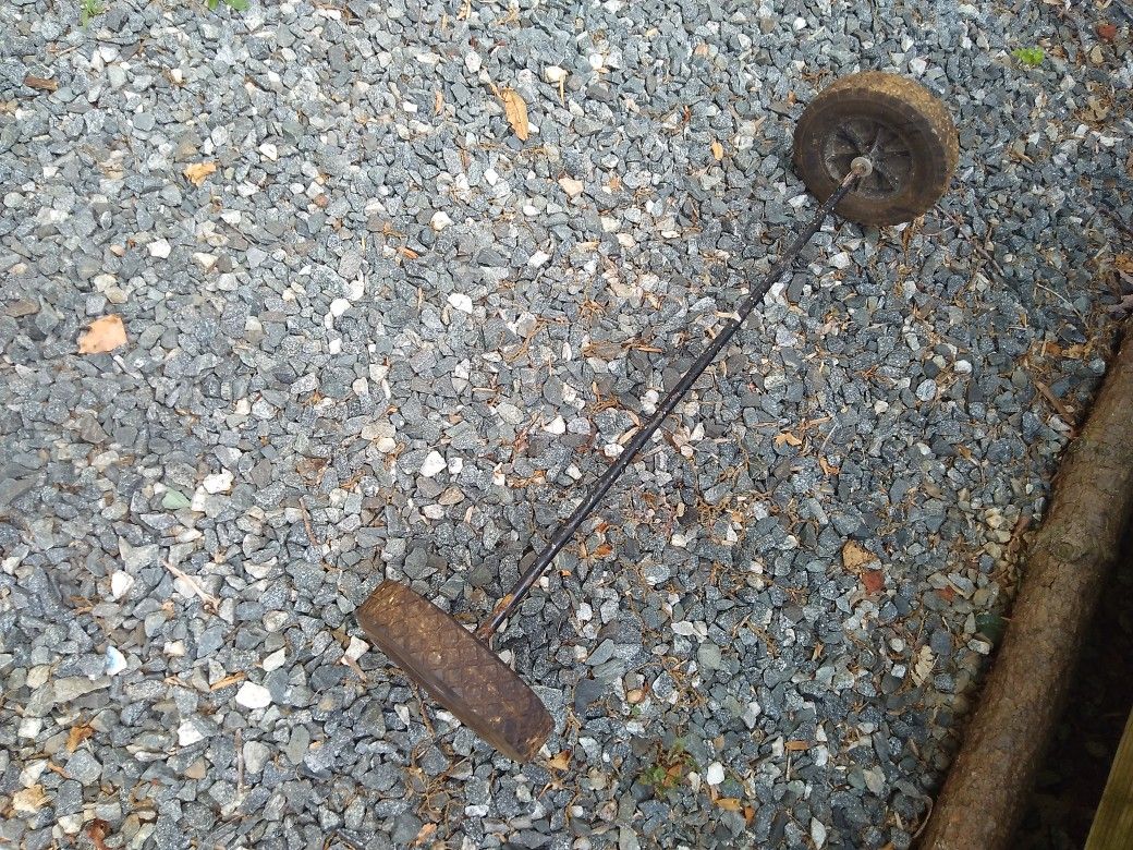 2. Heavy Duty Wheels With Solid Steel Axel. 30". Long