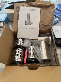 Kitchen aid  attachment- 4 piece  cheese and nut graters