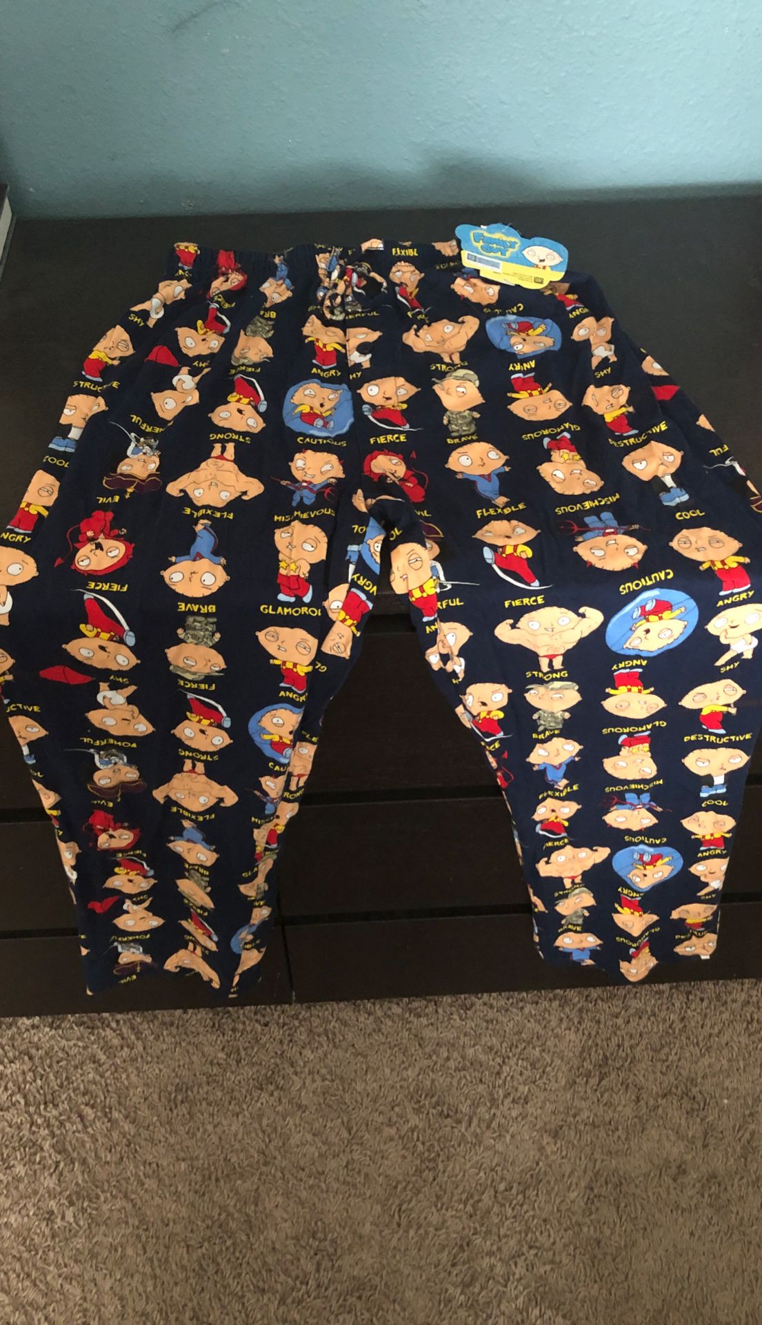 Family Guy Stewie Pajama Pants Size Small - brand new still has tags