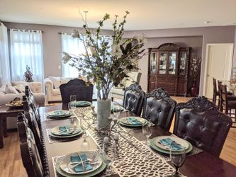 Dinning Table and Buffet Hutch