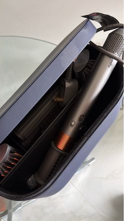 Dyson Airwrap Complete Nickel/Copper + Case & Attachments
