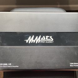 MMATS Pro Audio 1200 Watts Max Power Amplifier 
