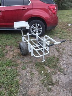 Aluminum fishing cart