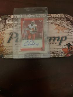 Cornell Powell 2021 Panini Clearly Donruss Rated Rookie Red Parallel Sn 05/49