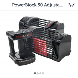 PowerBlock 50 Adjustable Dumbbell Set