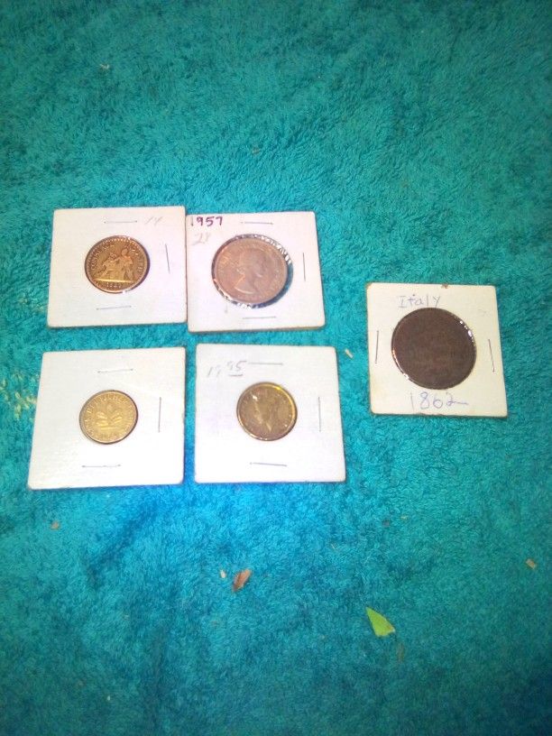 Assortment Of Foreign Coins