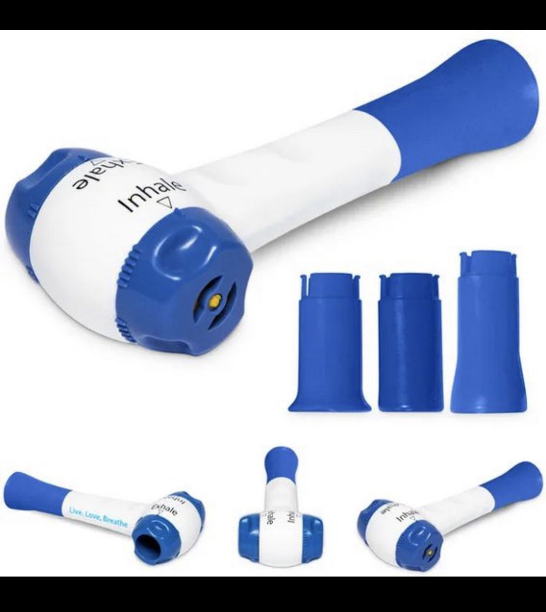 NEW Live, Love, Breathe – Lung Exerciser and Trainer, USA MADE Inspiratory/Expiratory Intercostal