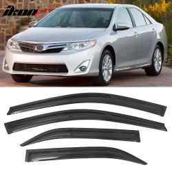 Fits 2012-2014 Toyota Camry Window Visors Acrylic Sun Guard Rain Deflector 4PC Set