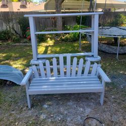 Both 4 $100 Bench & Pool/outside Table