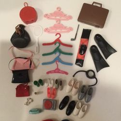 Vintage Barbie, Ken & Skipper miscellaneous 32 pieces