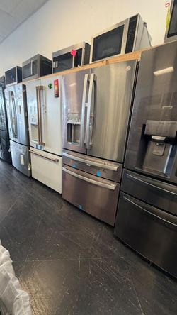 New Open box fridge with factory warranty