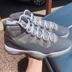 Cool Grey Jordan 11 Size 9
