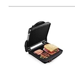 Panini Press grill, 4 slices extra large gourmet sandwiches 