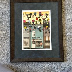 Framed artwork