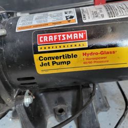 Craftsmanship Jet Pump