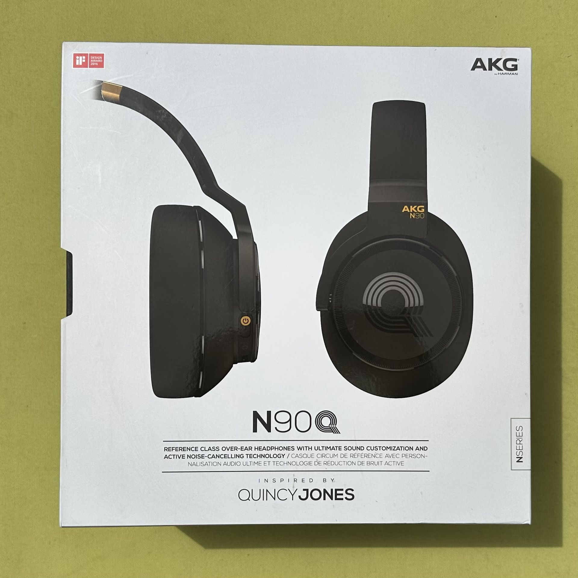 AKG N90Q Quincy Jones Reference class auto-calibrating noise cancelling headphones