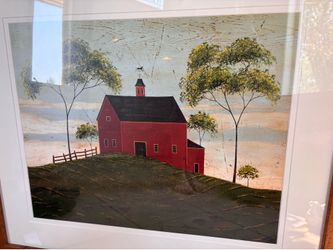 Warren Kimble folk art framed print