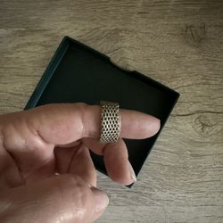 Tiffany & Co Somerset Ring Mesh Weave Ring