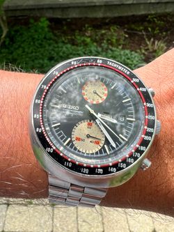 Vintage Sept 1971 Seiko 6138-0011 UFO Yachtsman Chronograph - Original Bracelet